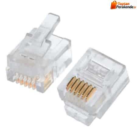 NEAD 6P/6C CAT 3 PLUG(RJ12)